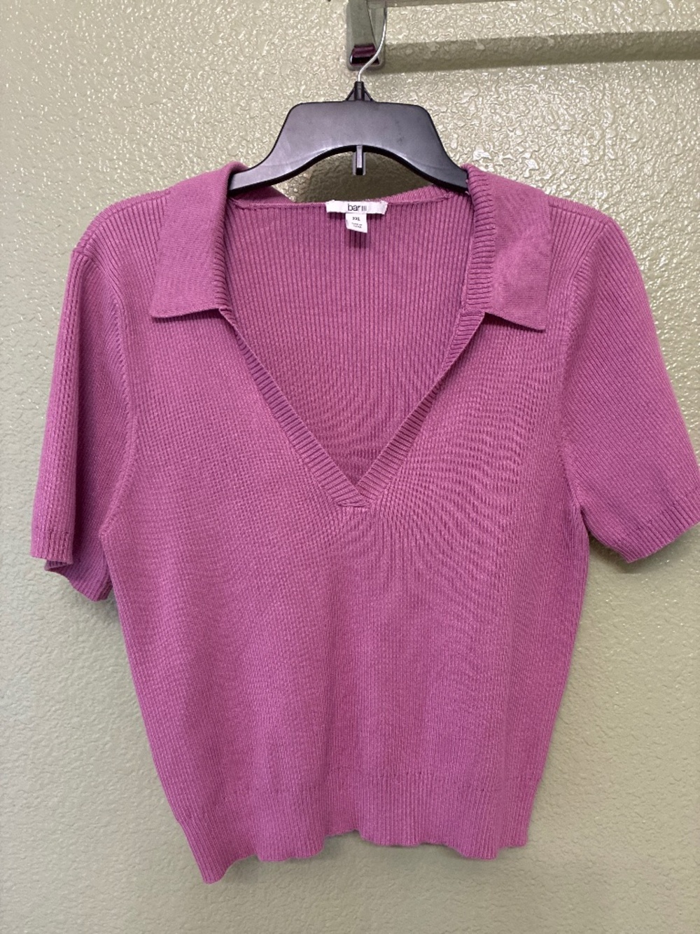 Bar||| xxl short sleeve sweater